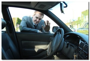 locked out of car